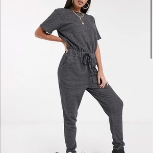 ASOS DESIGN Tall exclusive lounge organic jumpsuit